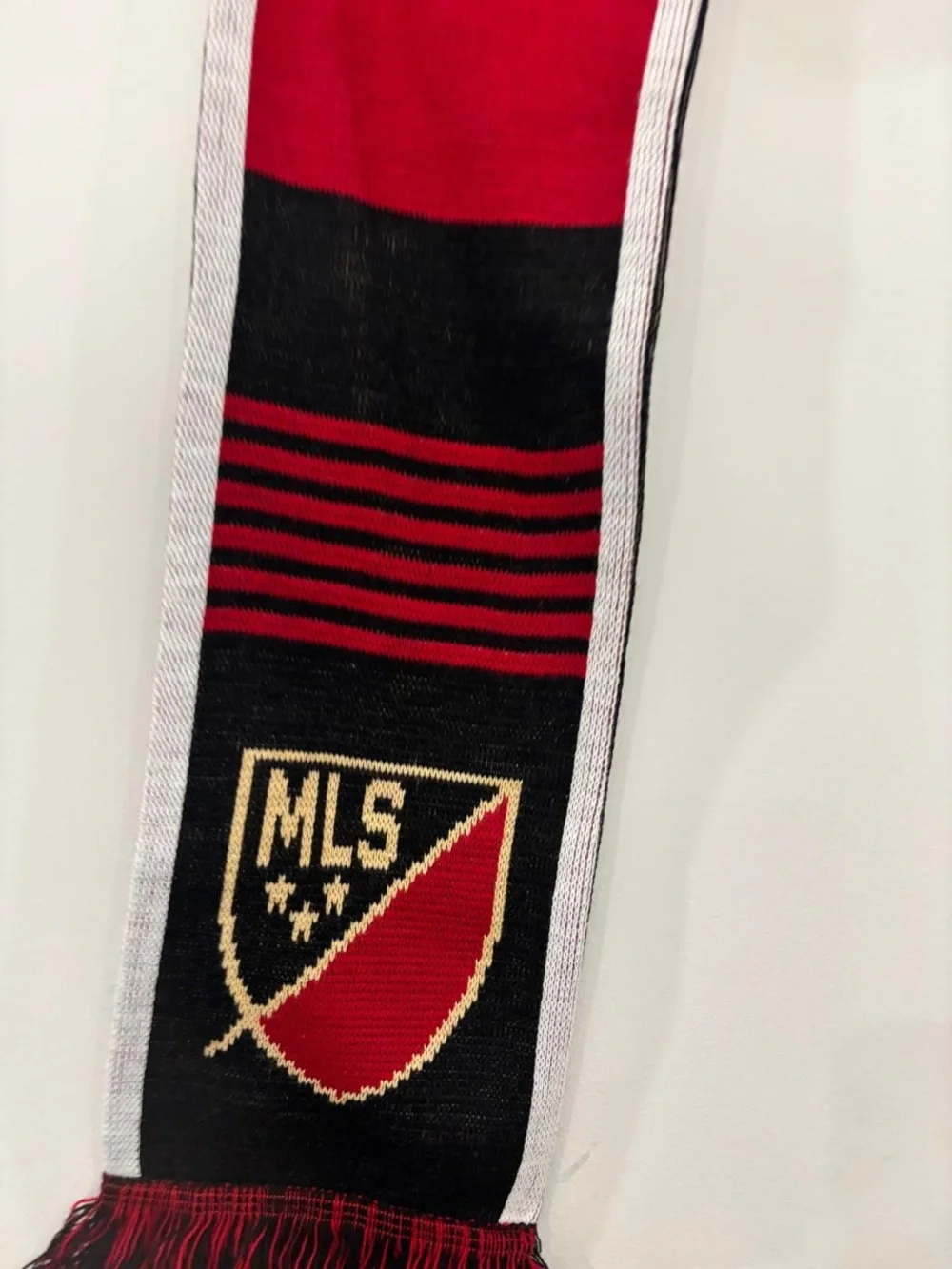 Atlanta United FC MLS Scarf Red Black Gold Official Licensed NWT #C04